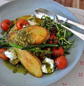 BBQ Potato & Asparagus Salad