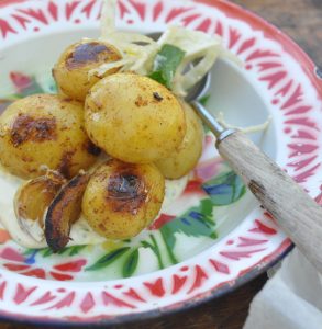 Morrocan bbq potatoes
